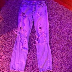 Street Baggy Ripped Jeanz💙
